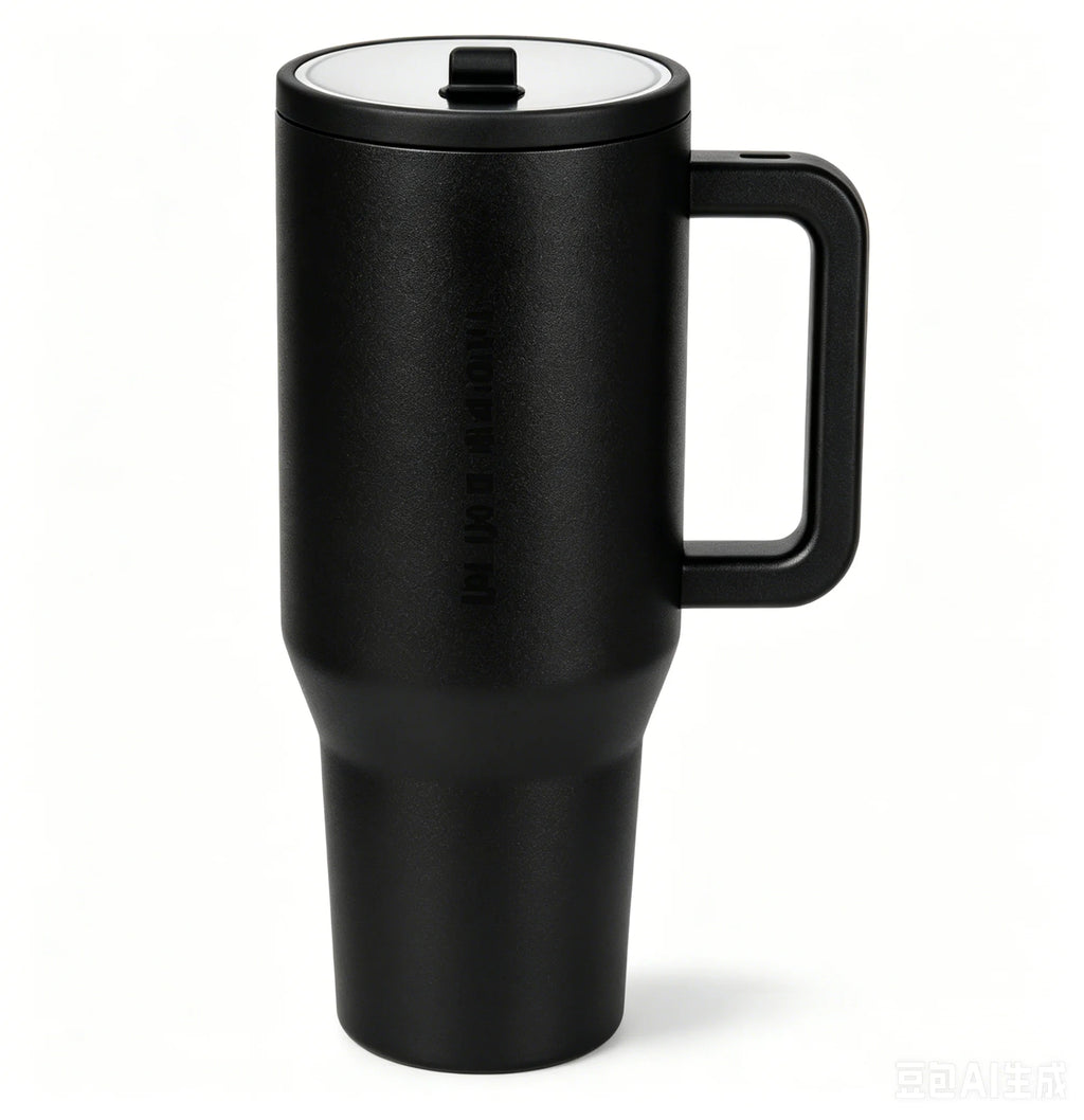 40oz HYD Portable Travel Tumbler, Stylish Universal Car Water Cup with Straw for Men Women