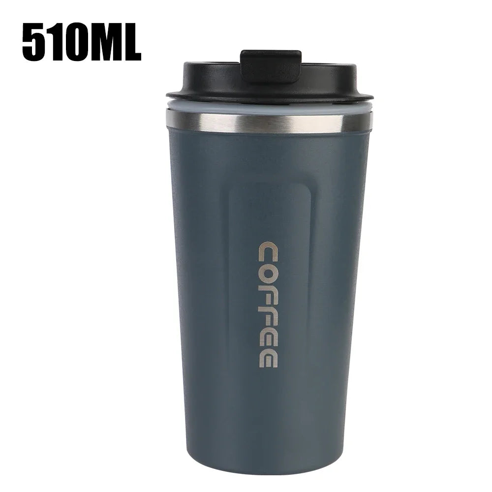 380 510ML Double Wall Stainless Steel Insulated Coffee Mug Leak Proof Car Travel Thermos Tumbler Tea Water Cup