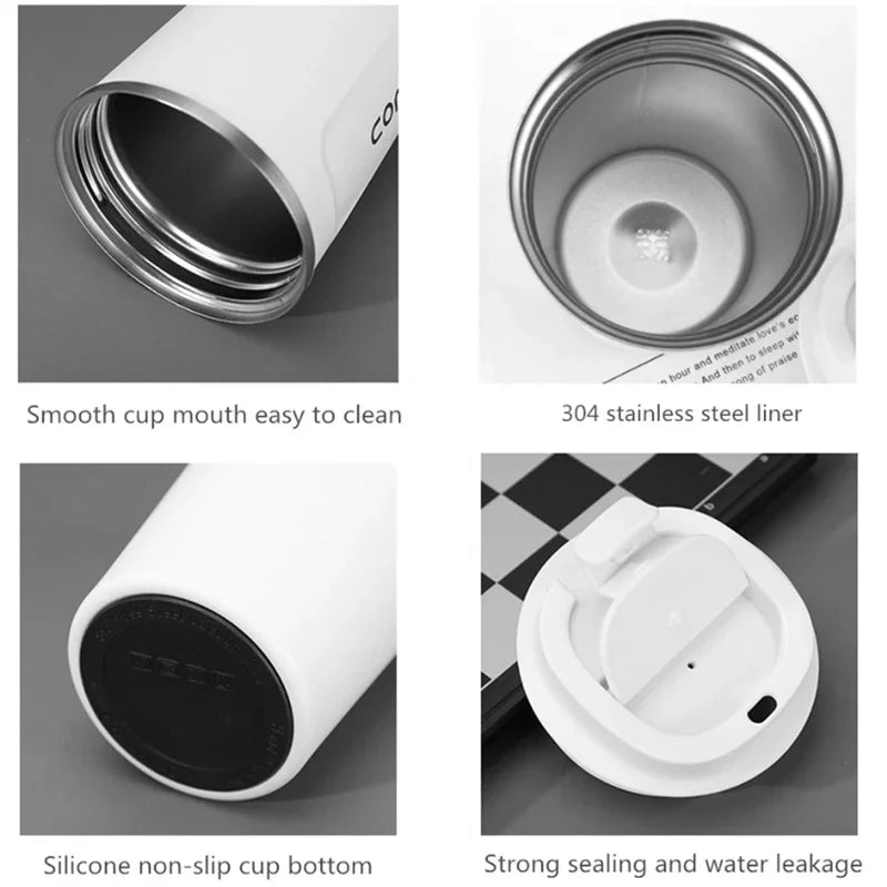380 510ML Double Wall Stainless Steel Insulated Coffee Mug Leak Proof Car Travel Thermos Tumbler Tea Water Cup