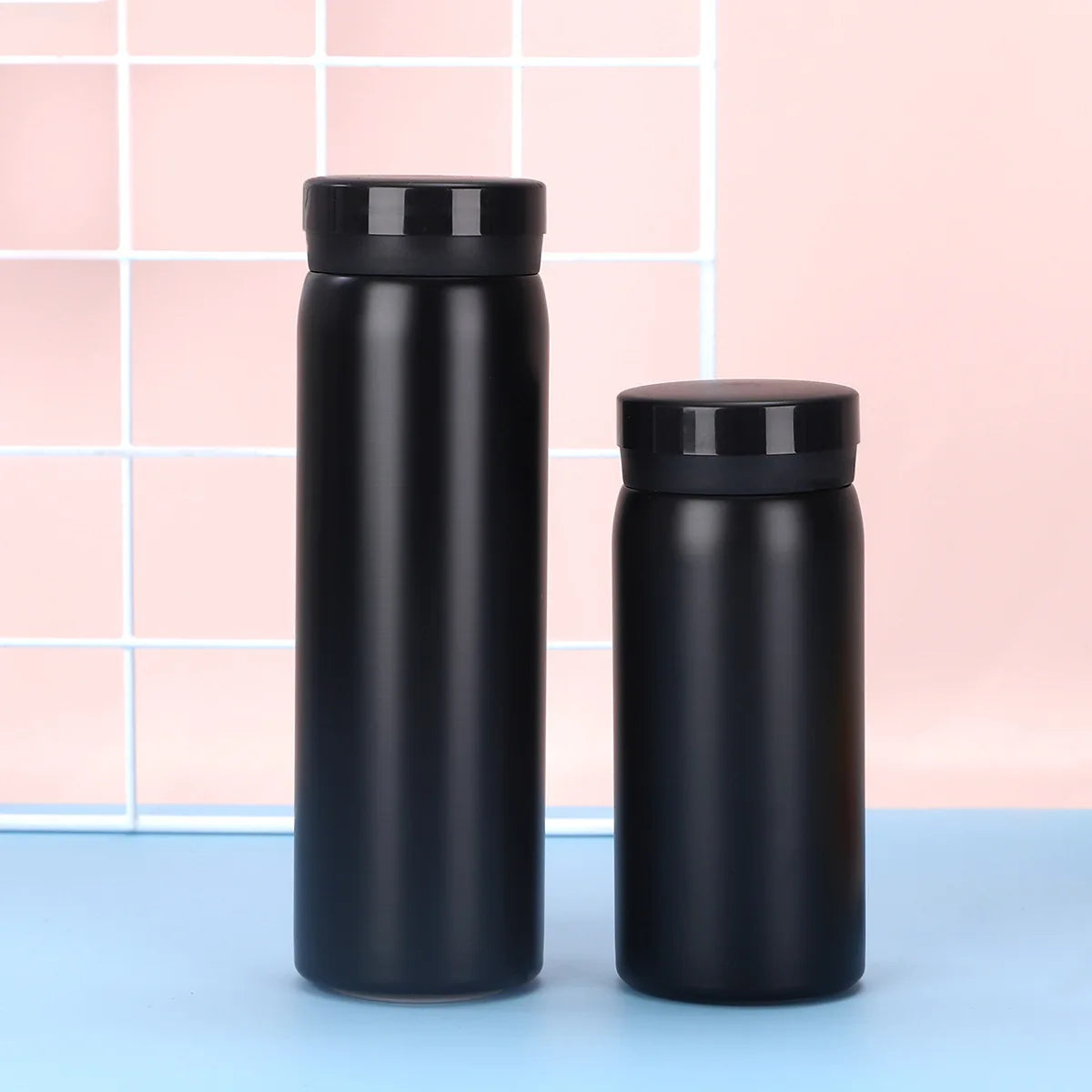 200ML/300ML Mini Insulated Cup Stainless Steel Pocket Cup Car Vacuum Flasks Coffee Cup Portable Leak-proof Thermal Water Bottle