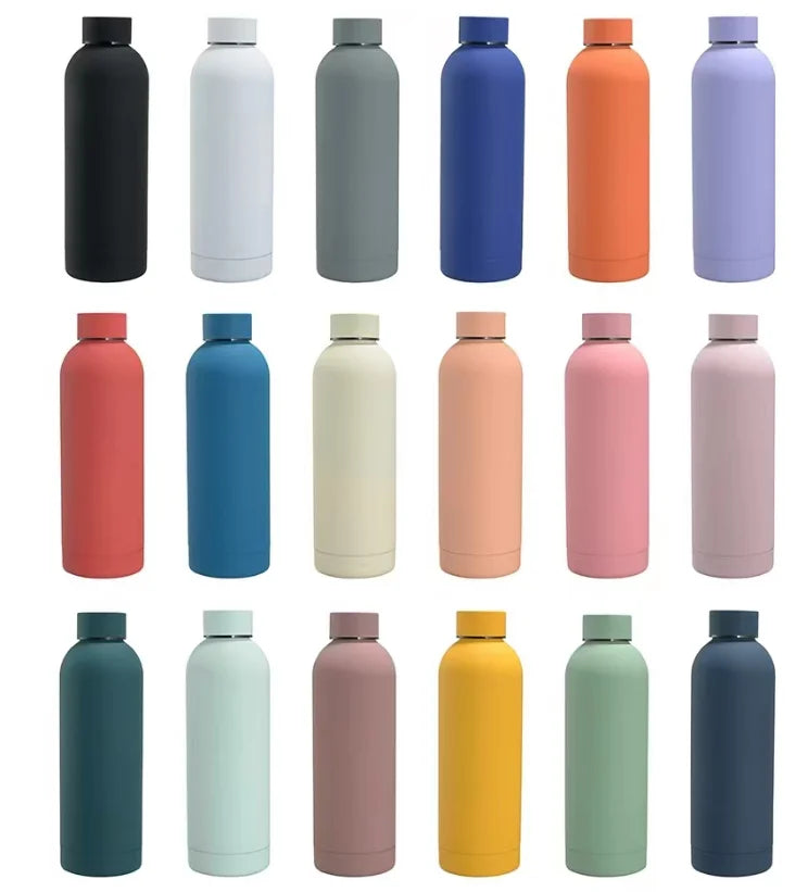 Double Wall Stainless Steel Insulated Tumbler Customizable Thermos Water Bottle with Vacuum Sealed Lid for Hot And Cold Beverage