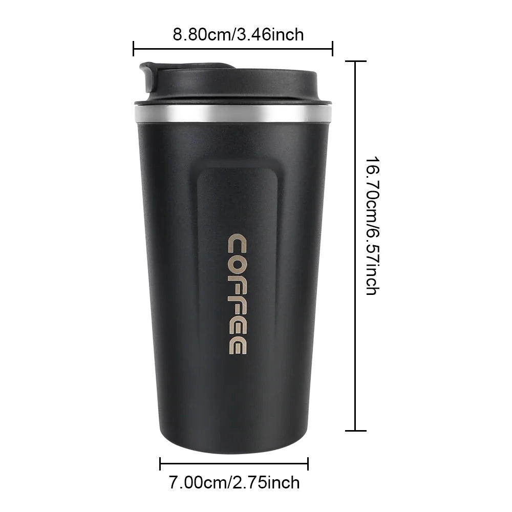 380 510ML Double Wall Stainless Steel Insulated Coffee Mug Leak Proof Car Travel Thermos Tumbler Tea Water Cup