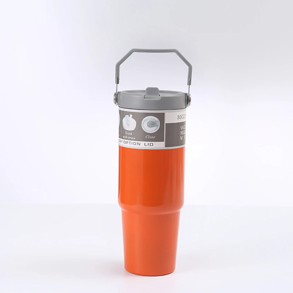 890ml Ultra Large Capacity Insulated Cup 304 Stainless Steel Insulated Cup Cold Insulated Outdoor Portable Ice Cream Cup