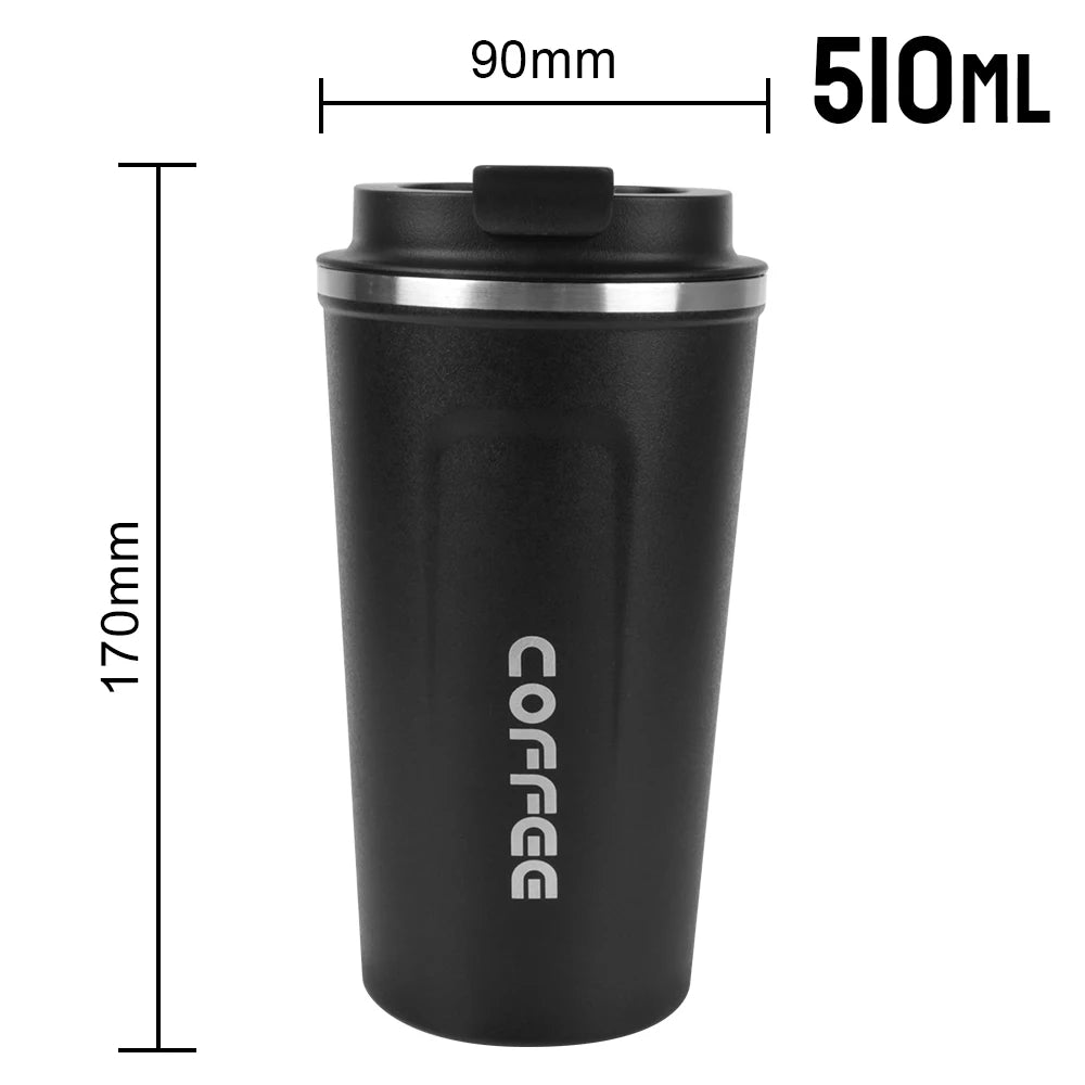 380 510ML Double Wall Stainless Steel Insulated Coffee Mug Leak Proof Car Travel Thermos Tumbler Tea Water Cup