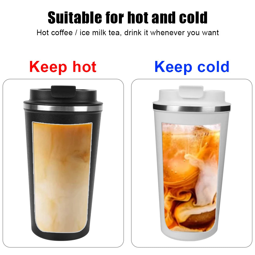 380 510ML Double Wall Stainless Steel Insulated Coffee Mug Leak Proof Car Travel Thermos Tumbler Tea Water Cup