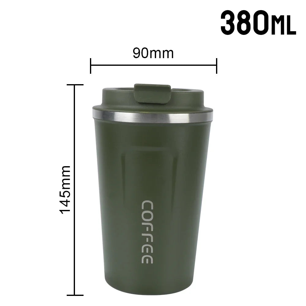 380 510ML Double Wall Stainless Steel Insulated Coffee Mug Leak Proof Car Travel Thermos Tumbler Tea Water Cup