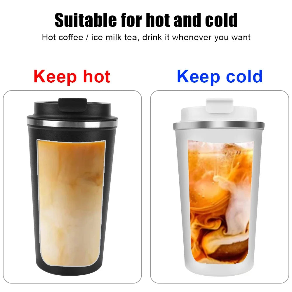 380 510ML Double Wall Stainless Steel Insulated Coffee Mug Leak Proof Car Travel Thermos Tumbler Tea Water Cup
